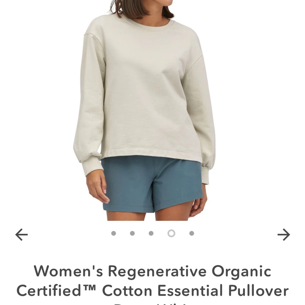Patagonia Cream Relaxed Sweatshirt